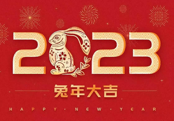 С Новым 2023 годом! Всем удачи в году Кролика!